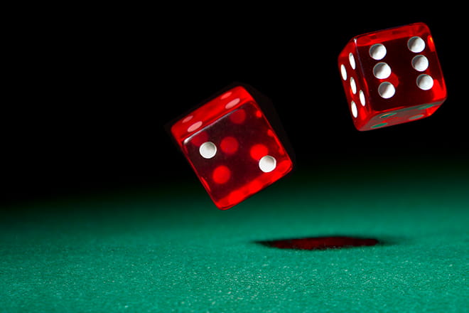 rolling dice